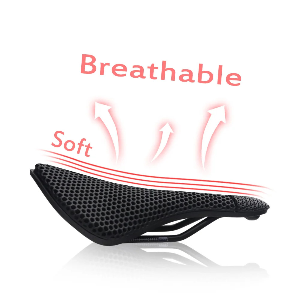 3D Print Bicycle Saddle Comfortable 7X7mm Saddle MTB/Road Bike Seat 240X135mm