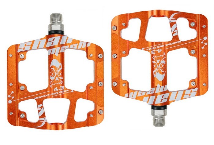 Road MTB Folding Bike Bicycle Pedal CNC Aluminum 3 Bearings 9/16″ Flat Pedals