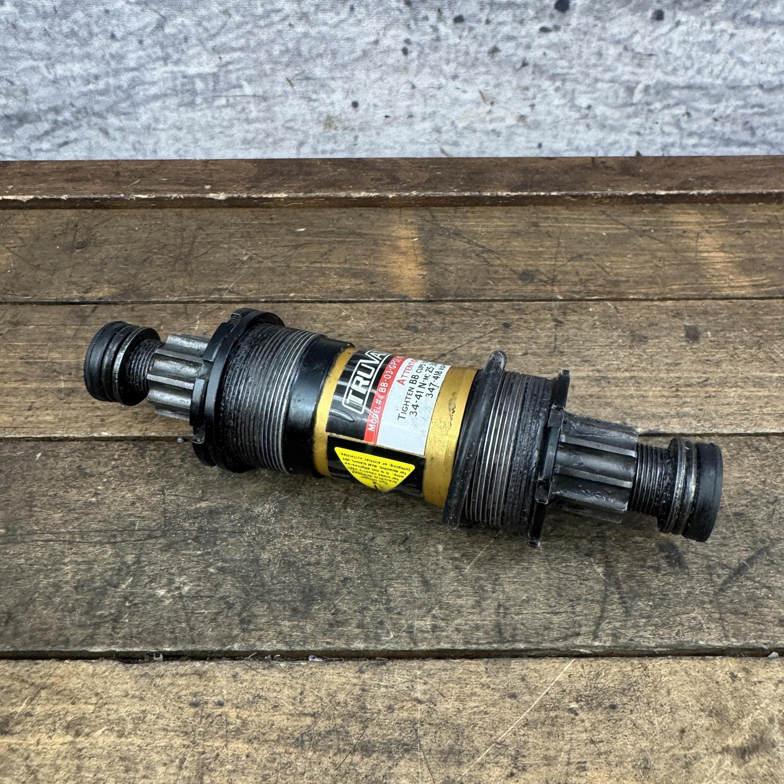 Vintage Truvativ Giga Pipe Team SL Bottom Bracket 68/73mm 113mm ISIS BSA Spline
