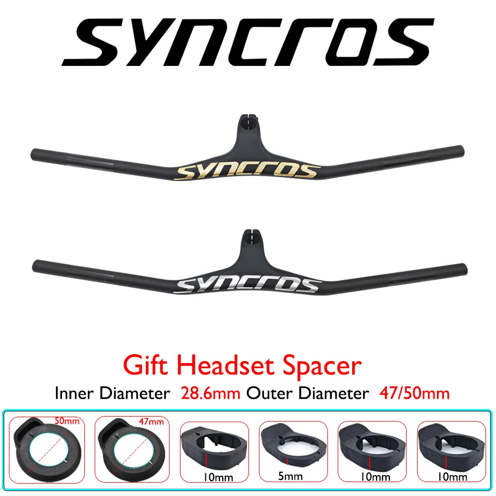 -17° Integrated Cockpit MTB Carbon Handlebars 28.6mm 660-800mm Width Riser Bar