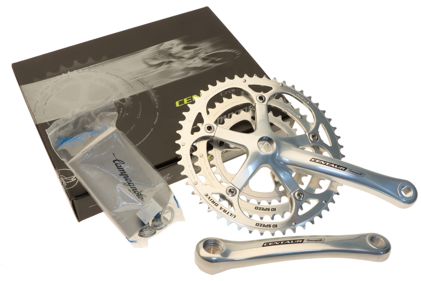 Campagnolo Centaur Triple Crankset 10 Speed 50/40/30T 170mm 2003 NOS NEW