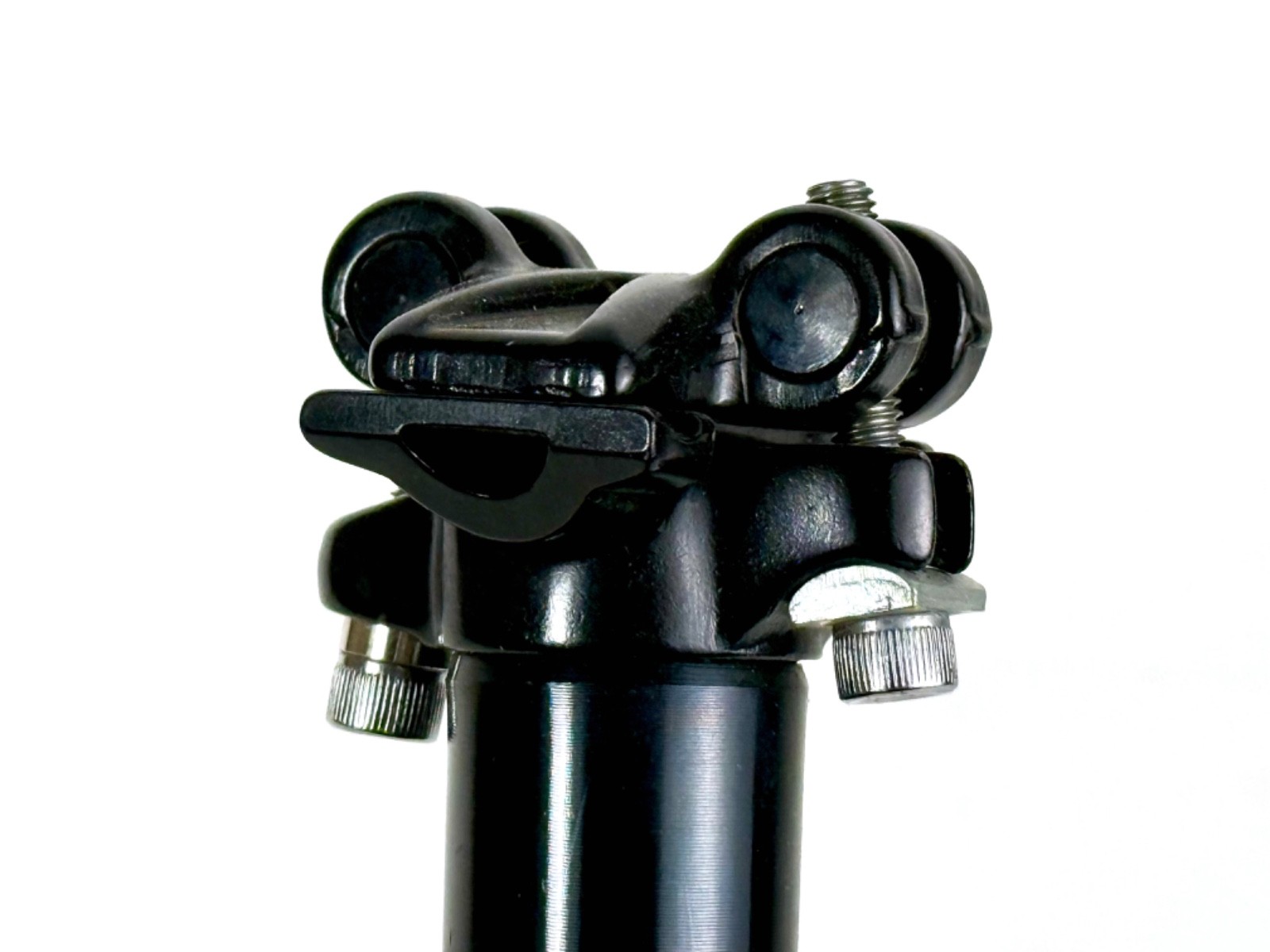 Kalloy Seatpost 28.6mm 400mm Zero Setback Black 2-Bolt Mountain Bike MTB Bicycle