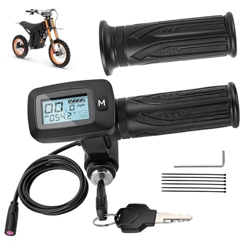 48V Ebike Throttle with M Button Key Replacement for Tuttio Soleil01 Electric