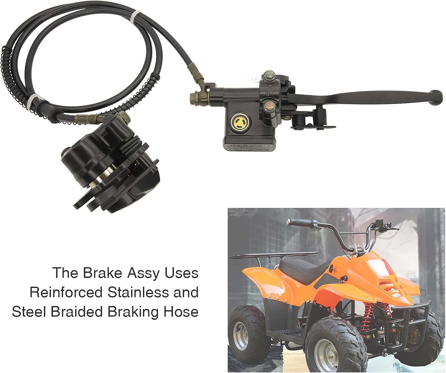 Rear Hand Hydraulic Disc Brake Left Hydraulic Brake Master Caliper Assembly C…