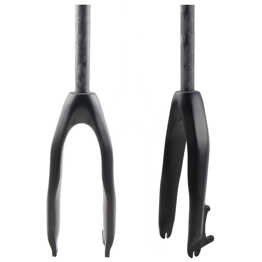 20er 24er Climbing BMX Bike Carbon Fork mtb Bicycle 28.6mm Forks Disc Brake