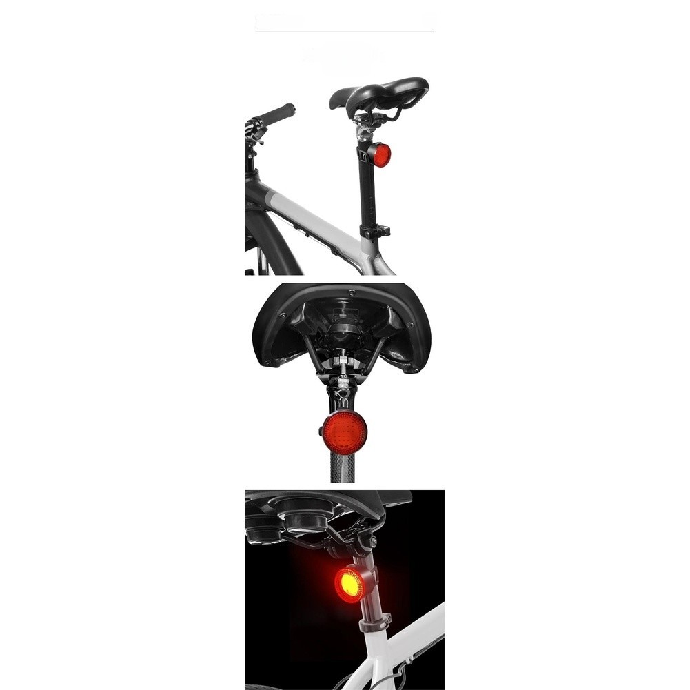COB Bicycle Light Set 500 Lumens 4 Modes USB Rechargeable Lightweight 26g