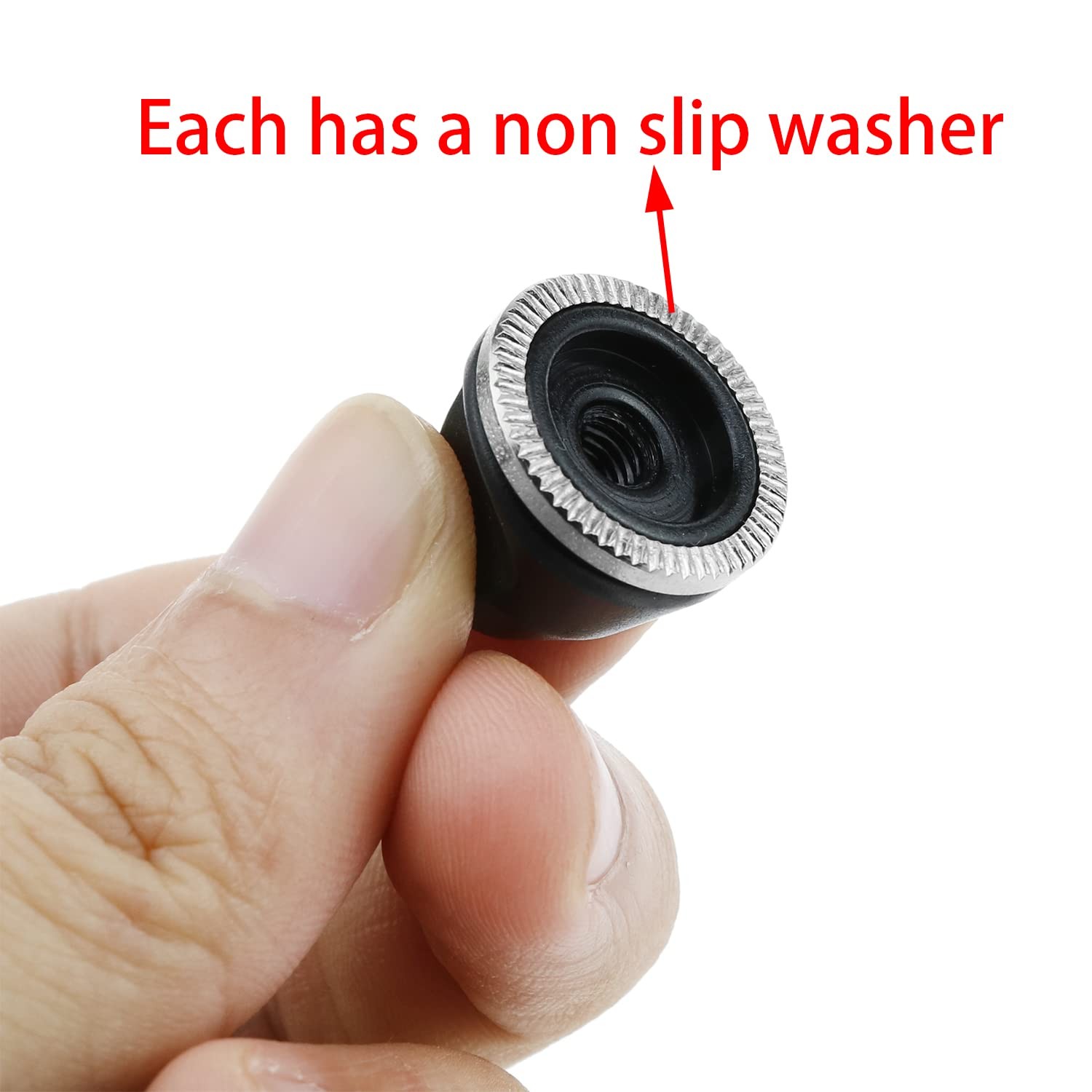 Bicycle Quick Remove Nut M5 Antiskid Screw Wheel Hub Skewer Fastener Bolt