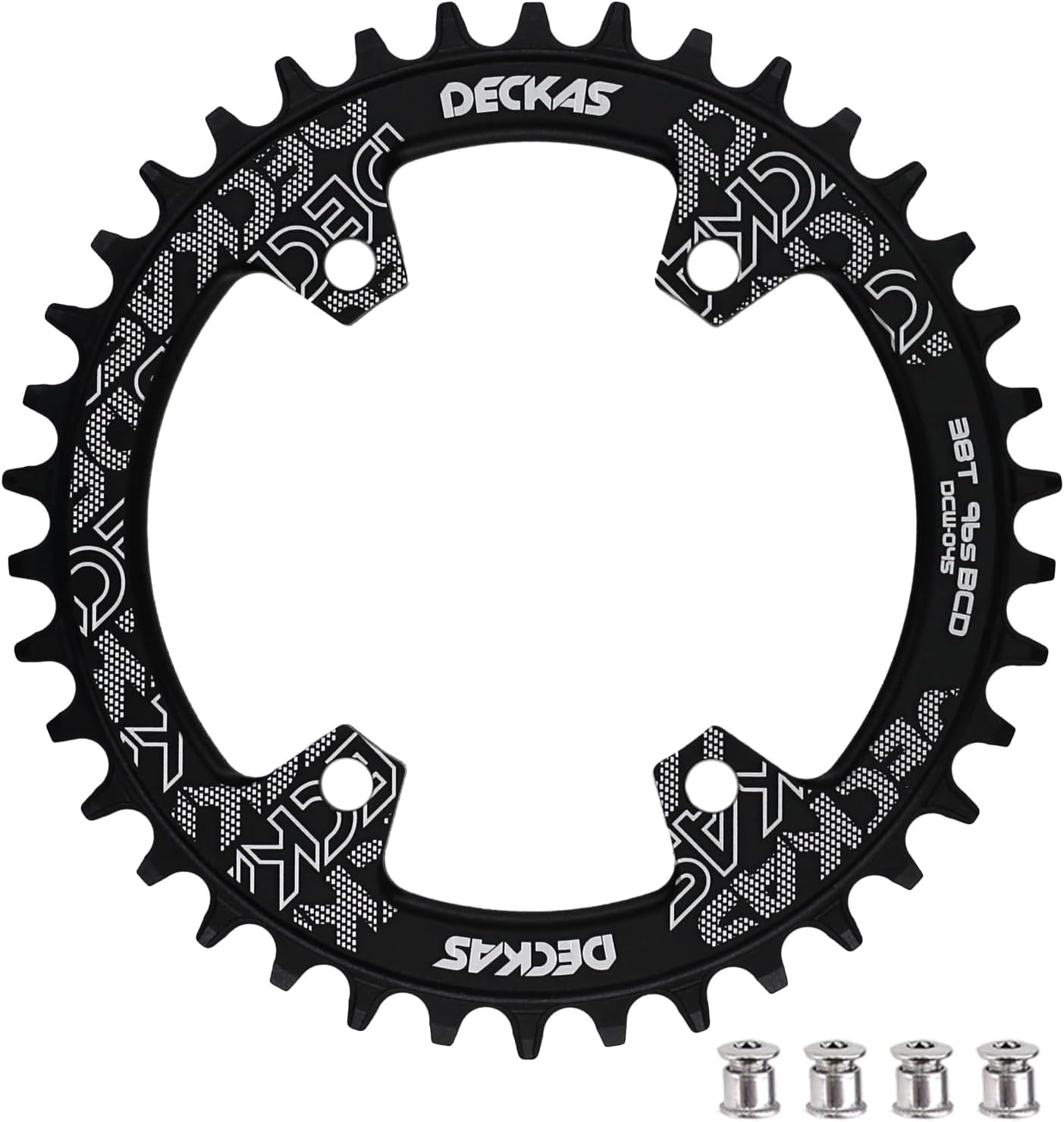 DJC Bike Chainring Asymmetrical 96BCD Narrow Wide Tooth 32T