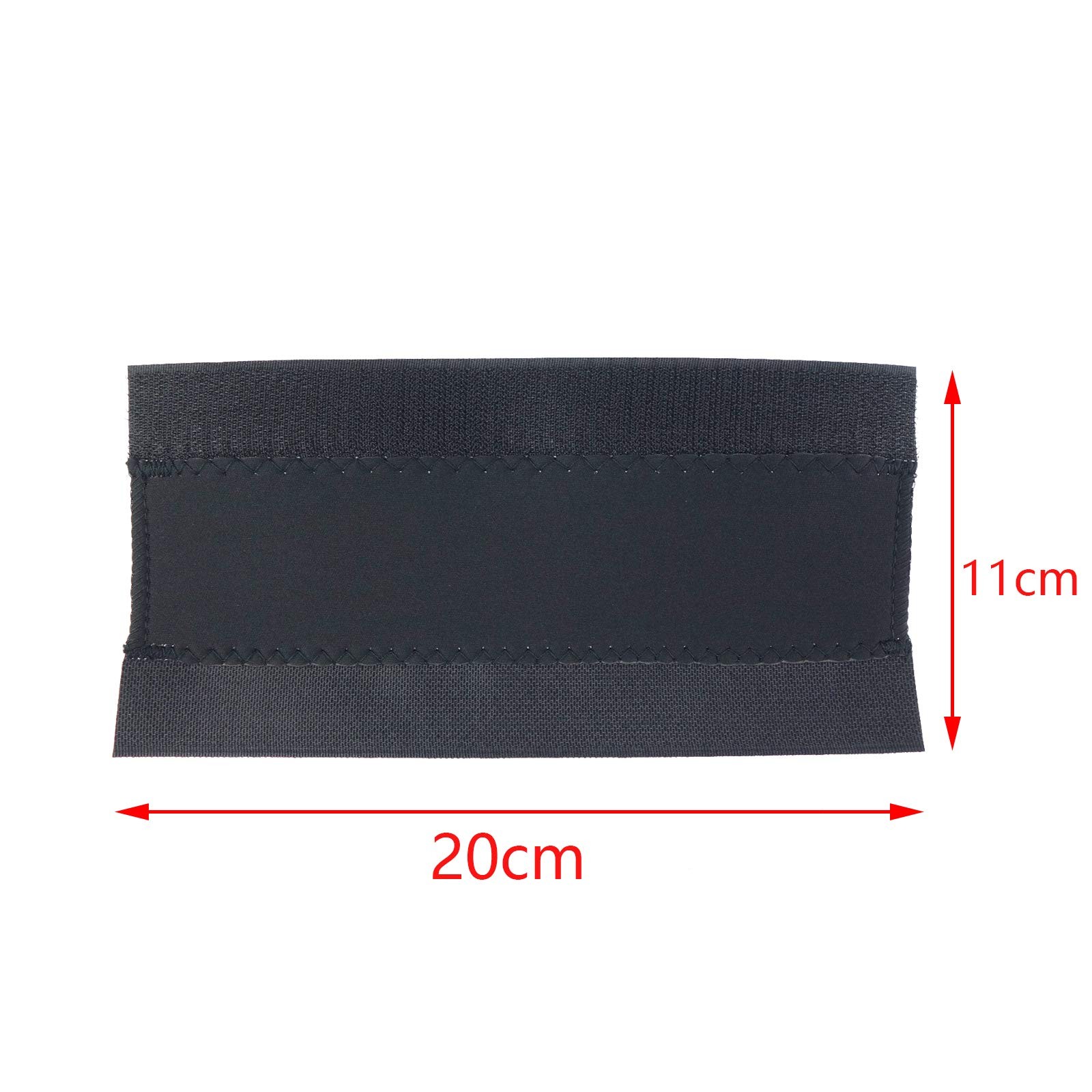 Zelerdo 3 Pack Bike Frame Chain Protective Guard Pad and 3 Pieces 3+3 black