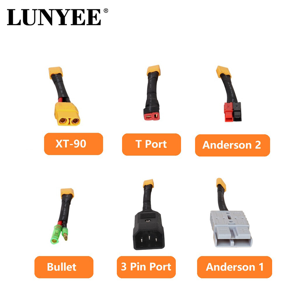 Adapter Ebike Battery XT60 T Port XT90 Plug Connector Battery Control Parts DIY