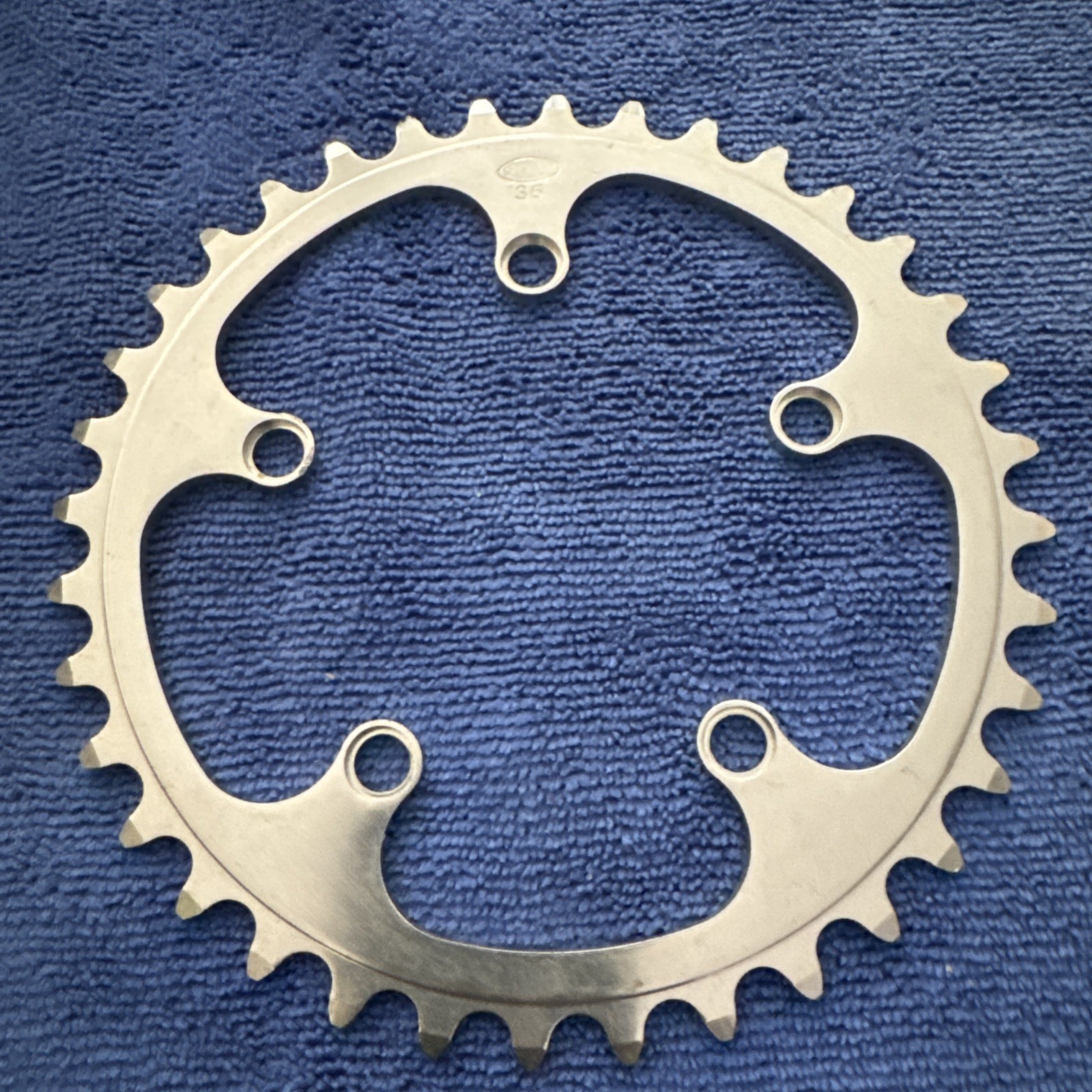 VNTG STRONGLIGHT ALY CHAINRING 86 BCD X 36T SIL FOR MODELS 80.99,100 NEW W/O PKG