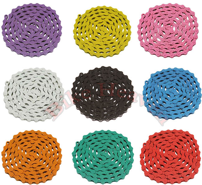NEW! YBN Single-Speed Bike Chain 1/2″X1/8″ 112L Lowrider Freestyle Bike Cruisers