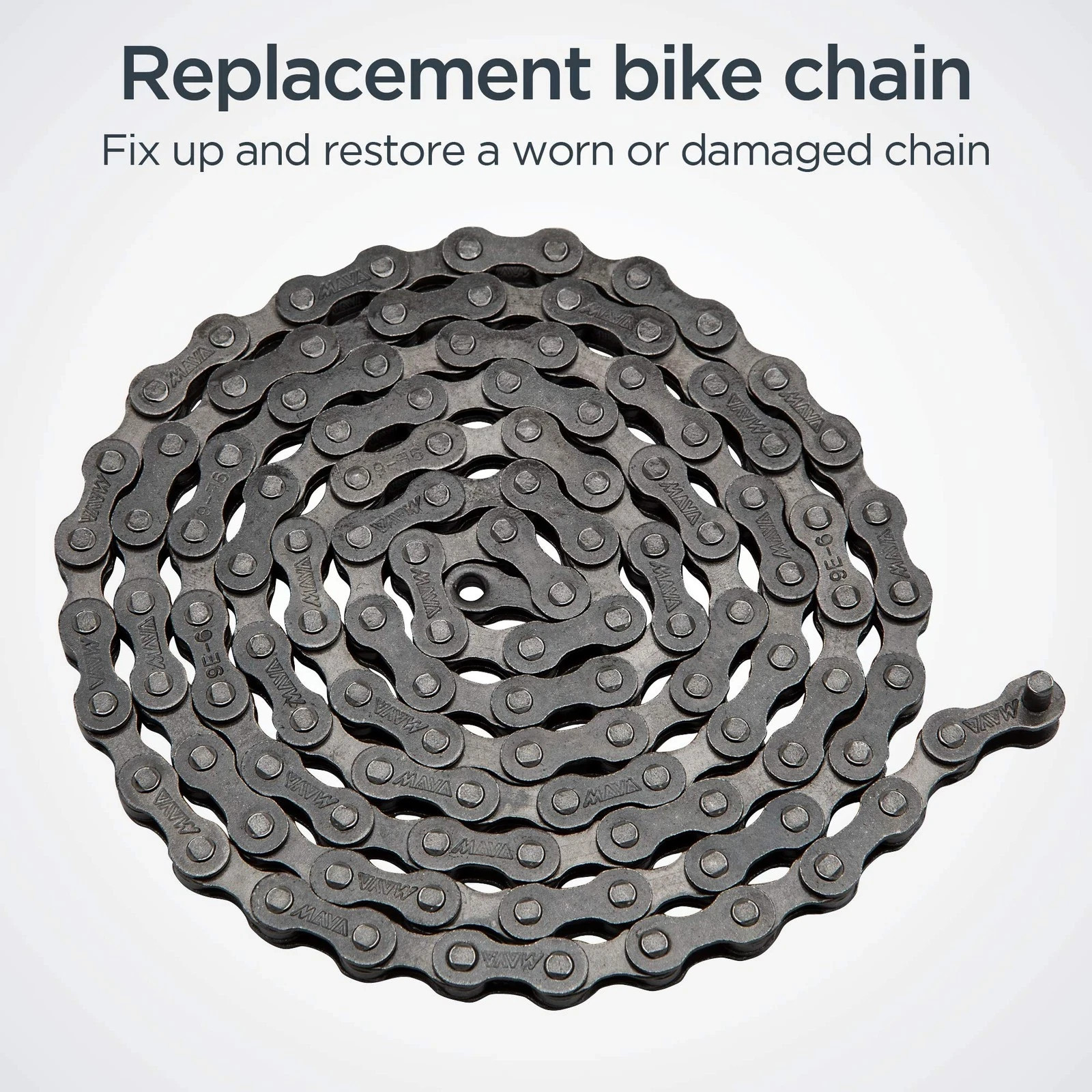 Schwinn Bike Chain, 1/2″ x 3/32″ Derailleur 1/2 inch x 3/32 inch, Silver
