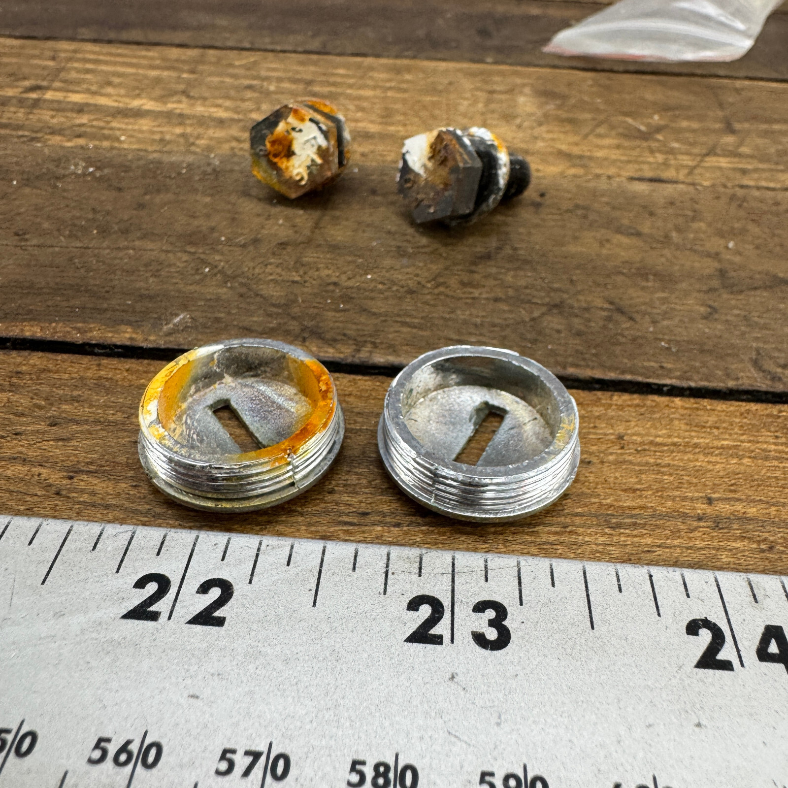 Vintage Nervar Dust Cap Set Crank Arm Fixing Bolt 1970s 1980s France Eroica A2