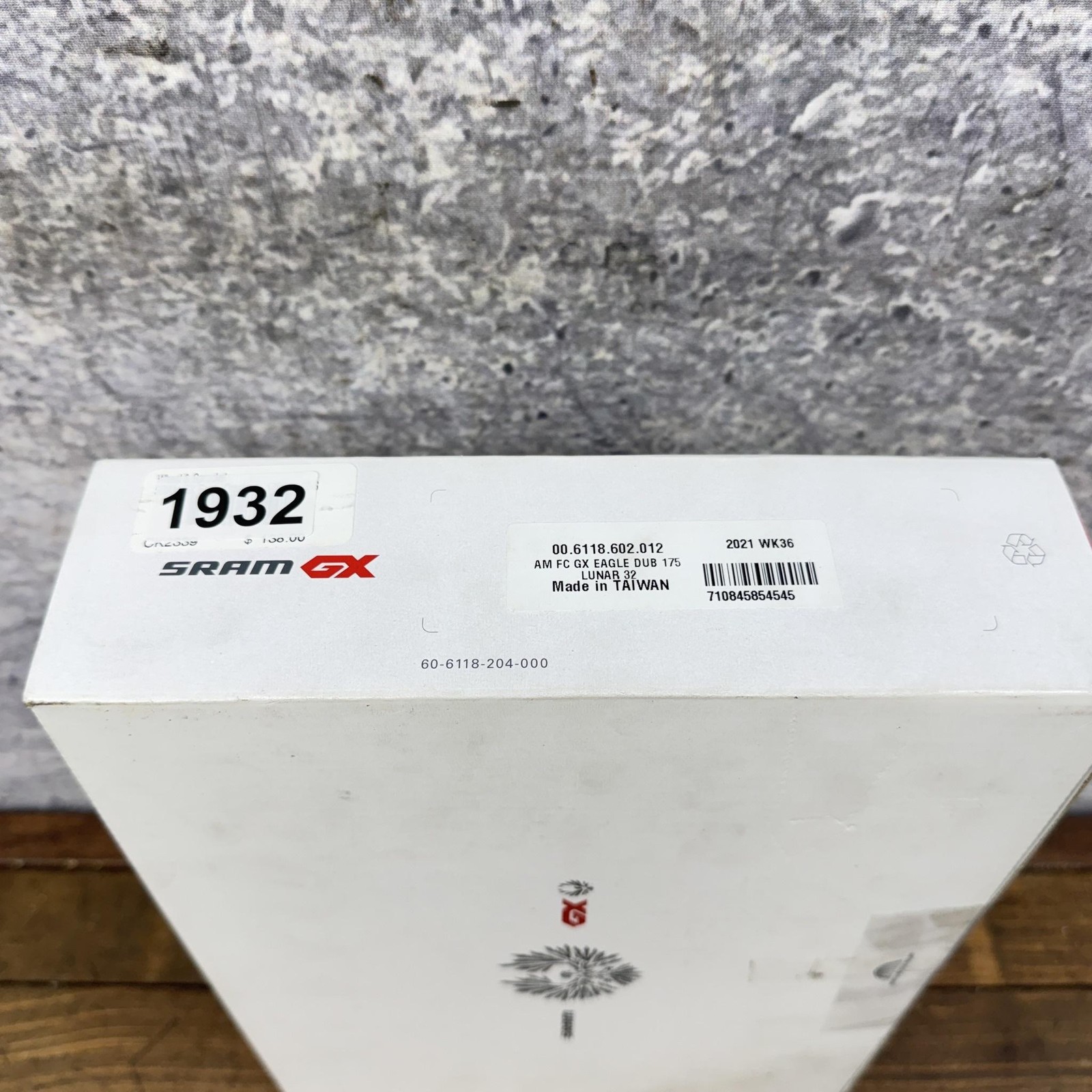 SRAM GX Eagle DUB Crank Set 175 Mm Lunar Gray 32T X-Sync 2 MTB 1x Alloy DUB