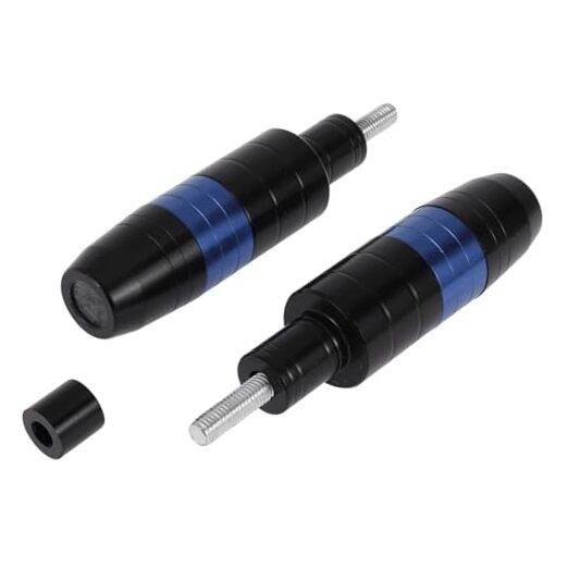 8mm M8 Motorcycle Slider Frame CNC Aluminum Alloy Anti Crash Protector Blue