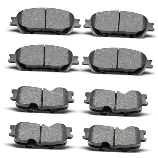 8Pcs Front Rear Ceramic Disc Brake Pads Set For Lexus ES300 2002-2003