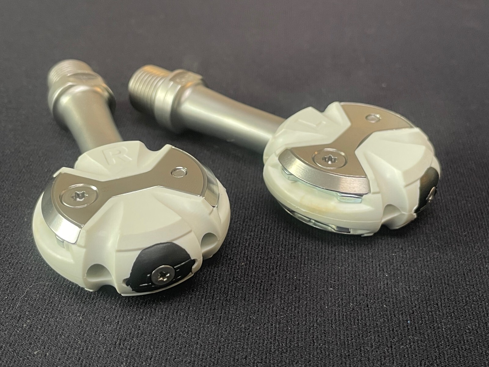 Speedplay Zero S/S pedals, white, 56, NEW, and various parts, NEW