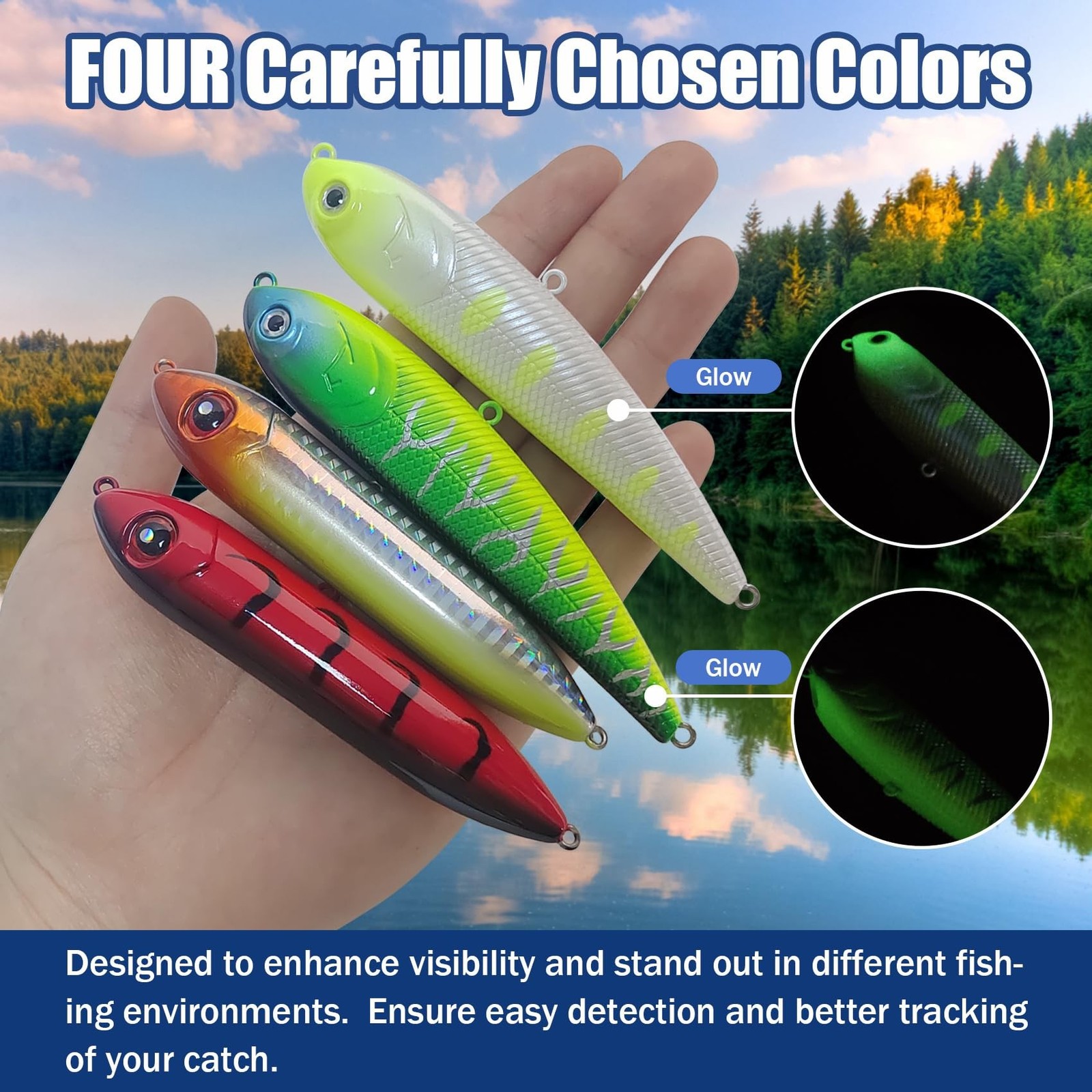 EUPHENG Extra Large 5-Inch Catfsh Rattling Line Float Lure for Catfishing, De…