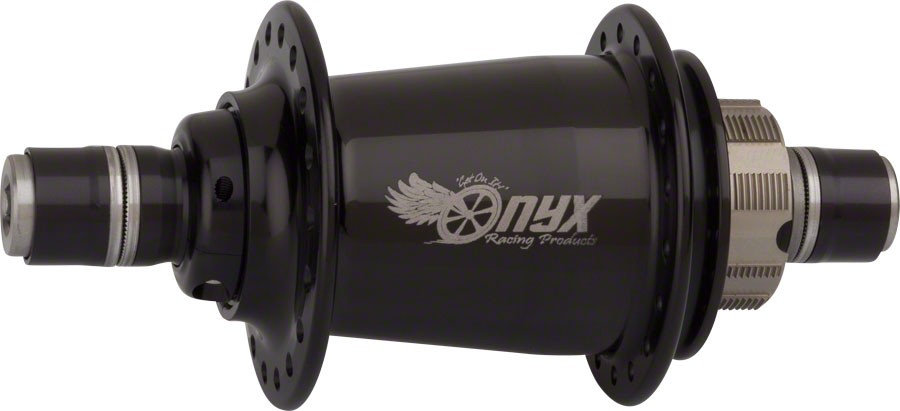 Onyx BMX Ultra Rear Hub – 3/8″, 10 x 110mm, Rim Brake, Black, 36H