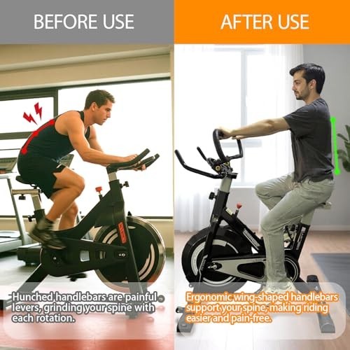 U-Handlebar Extender for Indoor Spin Bikes – Comfortable Upright Ride & Grip Opt