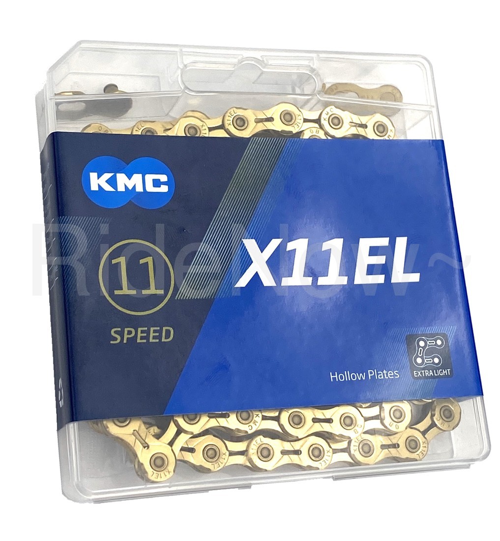 KMC X11EL GOLD 118Link Bike 11 Speed Chain W/Missing LINK for Shimano/Sram