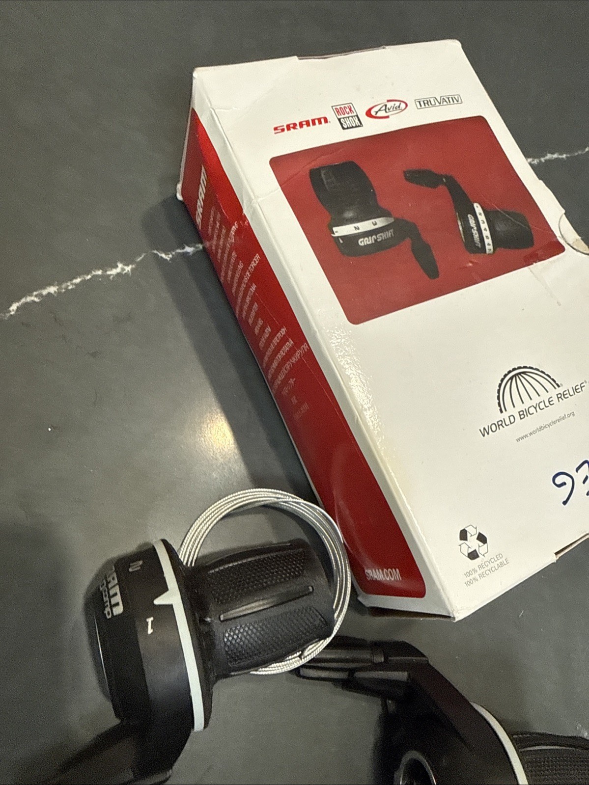 SRAM 3.0 Comp 7 Speed Shifter Twister Set New