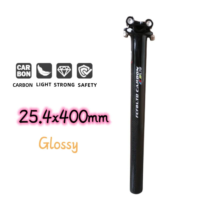 Carbon Fiber Seatpost 25.4/27.2/30.8/31.6mm 3k MTB/Road Bicycles Seat Post Parts
