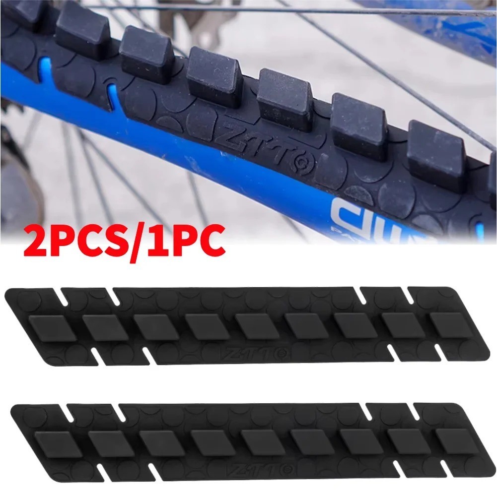 1/2PCS Silicone Bike Chainstay Protector Frame Guard Anti Scratch MTB Road