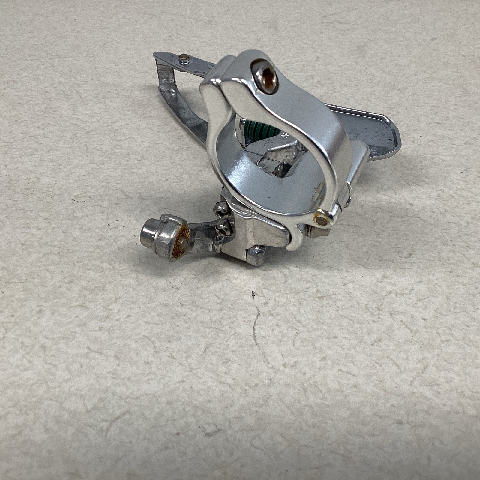 Sachs Quarz 31.8mm Bottom Pull Front Derailleur Braze On W/ Clamp Adapter