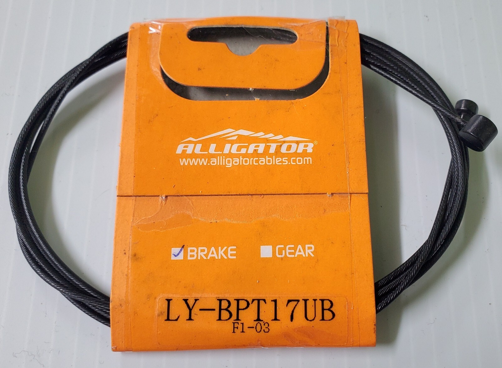 Full Set Alligator Universal Brake & Shift Cables Black 1700mm 1.2mm 2000mm