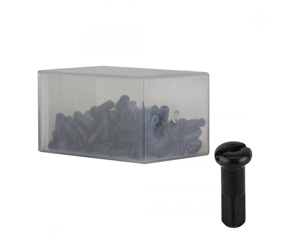 DT Swiss Brass Spoke Nipples (Black) (2.0 x 14mm) (Box of 100) [N0BA20140S0100]