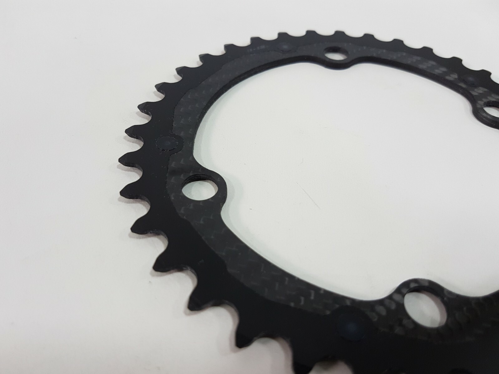 Carbon-Ti X-CarbonRing BCD110x4Bolt Road Inner Chainring Black (34T,36T,39T,40t)