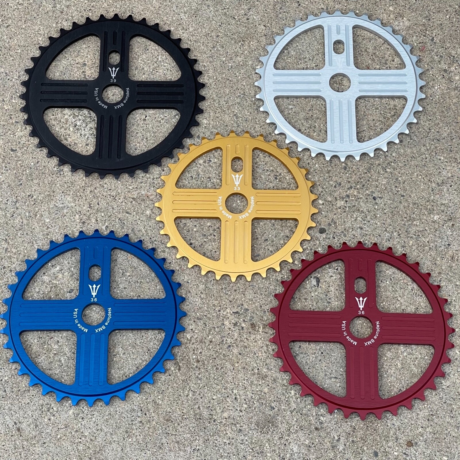 Neptune Helm Alloy Sprocket Chainwheel USA Made BMX Bike Sprockets Se Gt Redline