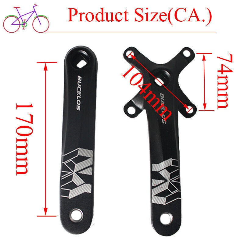 30-42T Single Crankset 104BCD Crank Narrow Wide Bicycle Chainring Fit Shimano US