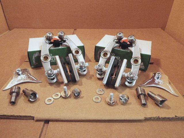 New-Old-Stock Suntour XCD (4050 Series) Roller-Cam Brake Caliper Set