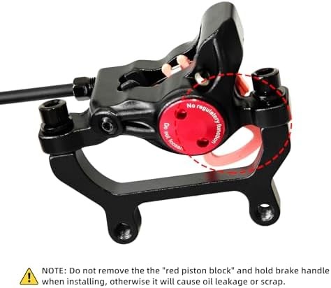 Z00M HB875E Ebike Hydraulic Disc Brake Set, Electric Power-Off Hydraulic Brake S
