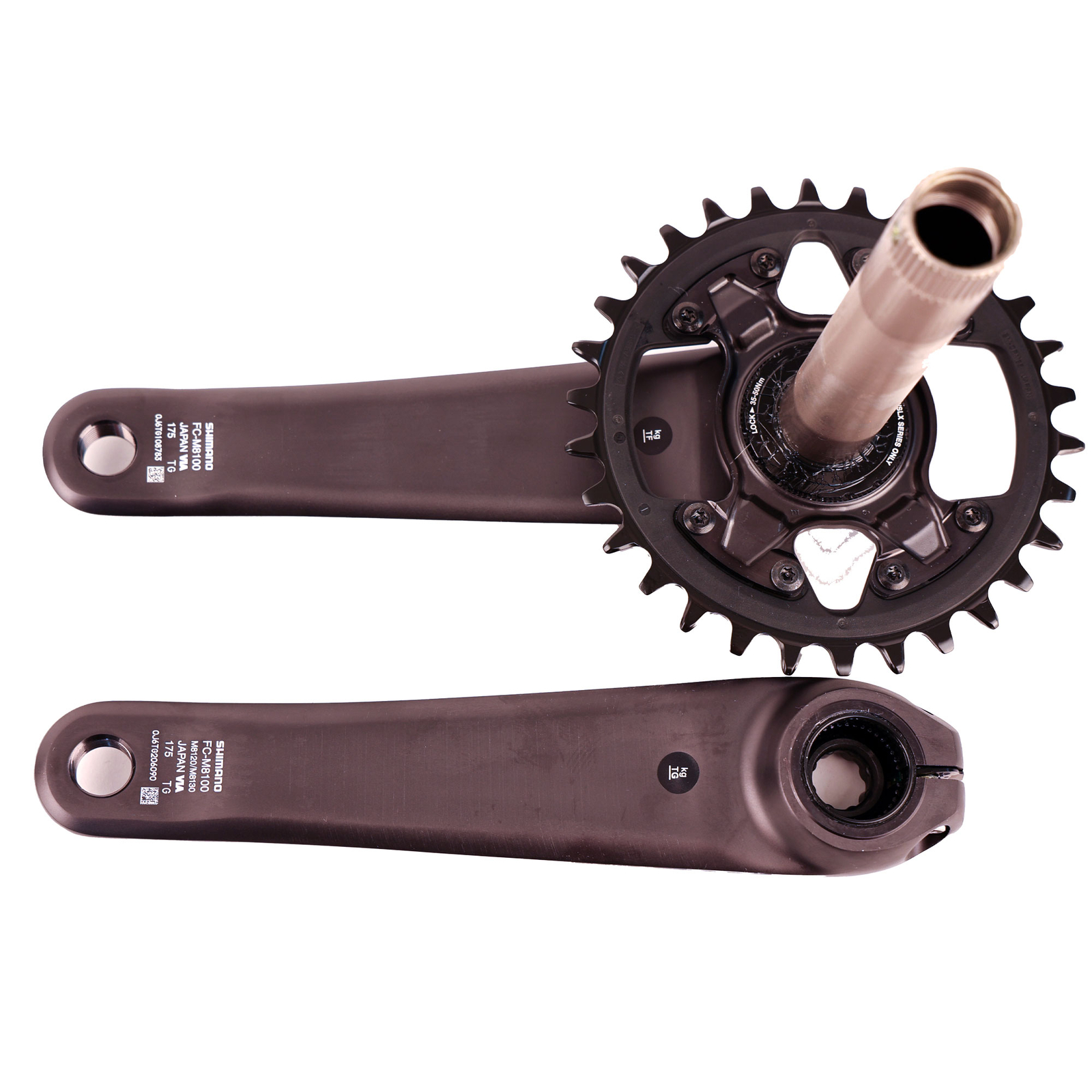 Shimano Deore XT FC-M8100-1 Crankset 12-Speed 170mm 32T & 175mm 30T