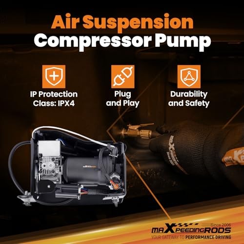 Air Suspension Compressor for GMC Yukon Cadillac Escalade ESV EXT Chevy Tahoe