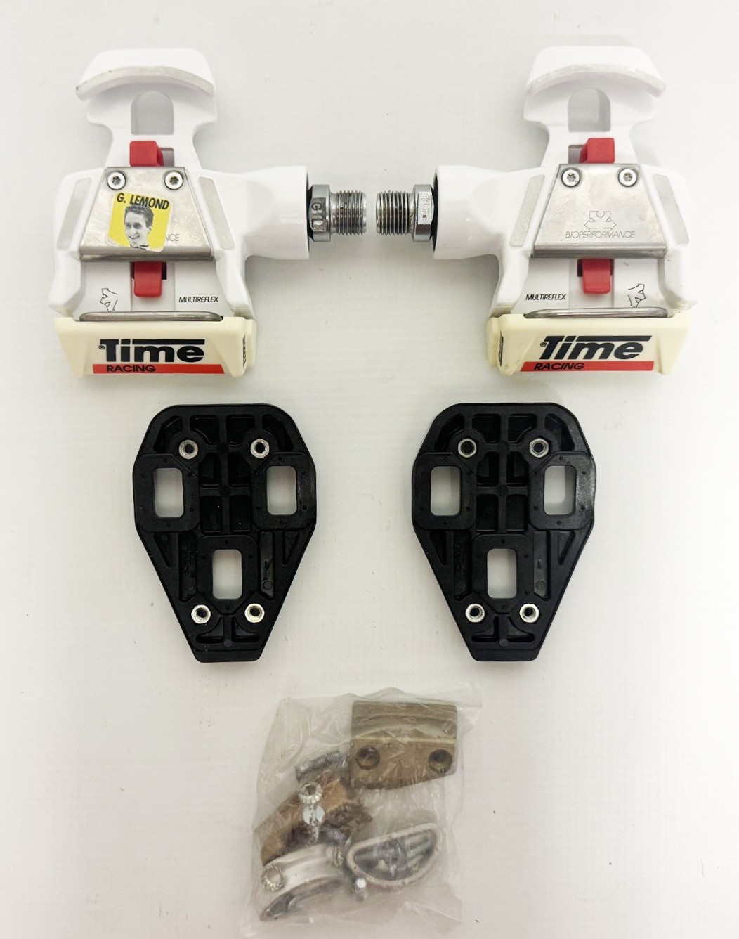 Time Racing Greg Le Mond Clipless Bicycle Pedals w/ New Cleats – N.O.S.