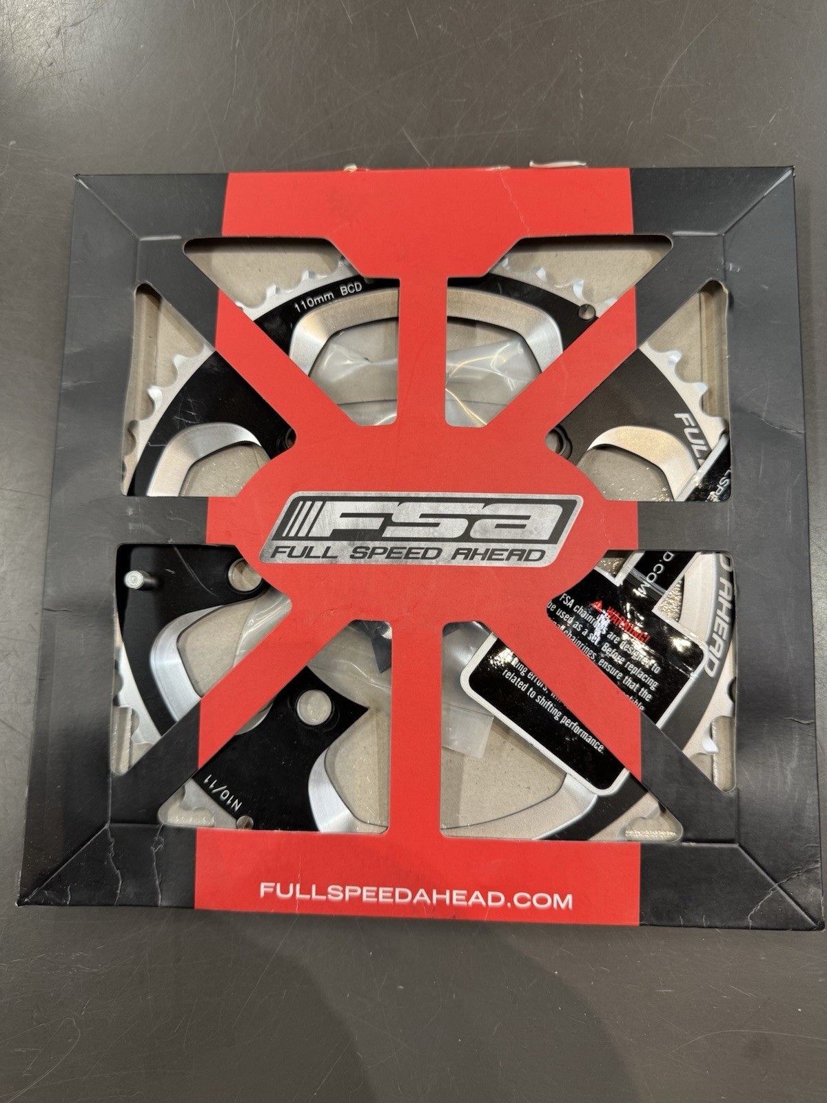 Full Speed Ahead SL-K Super ABS Road Chainring 50t 110 BCD 5-Bolt Aluminum