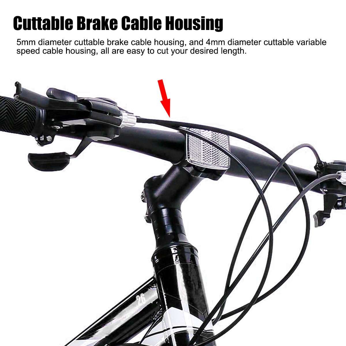 Complete Universal Road MTB Shift Cable Kit / Brake Cable Kit Housing Kit