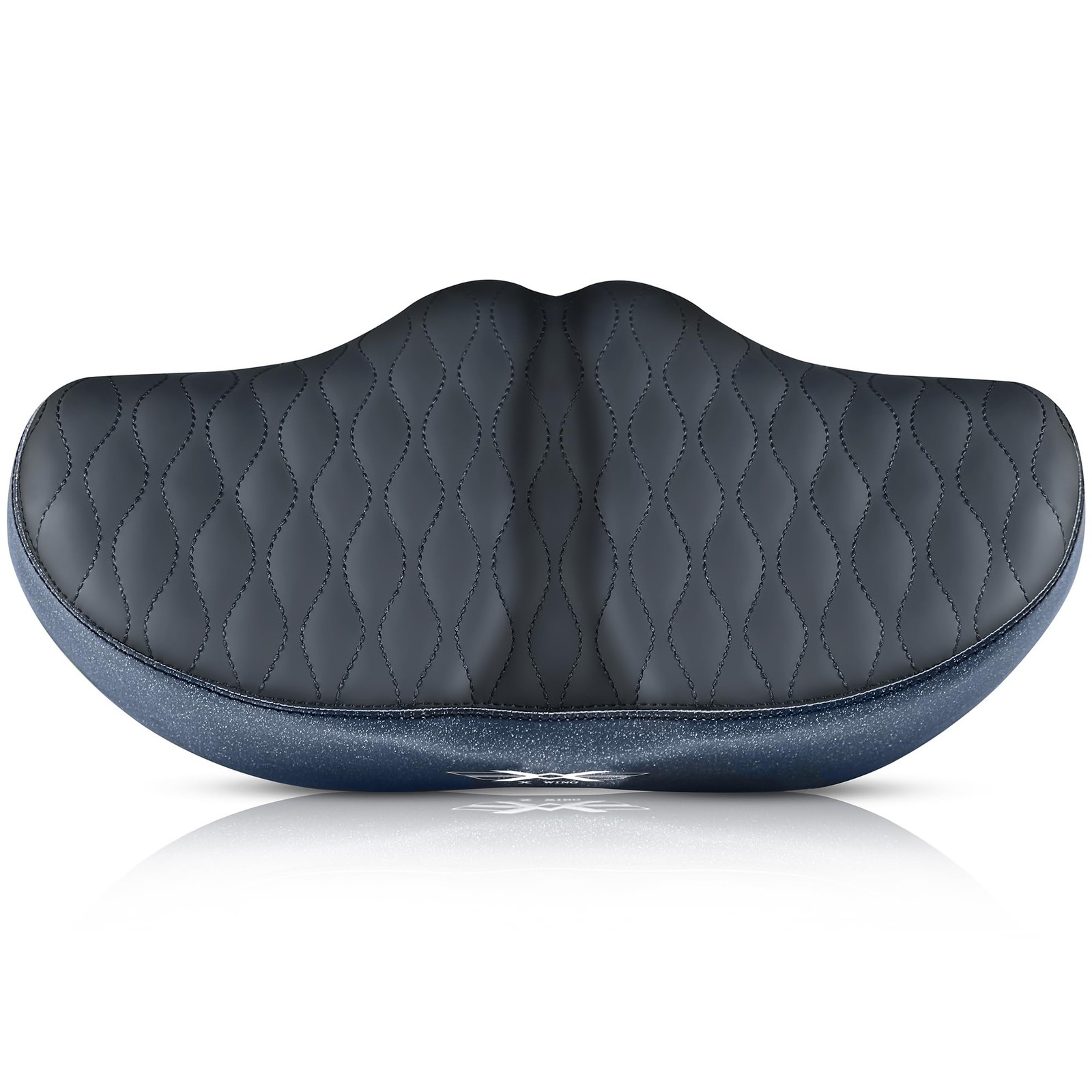 X WING New-Age Noseless Bike Seat Cushion for Men & Women – Black Bubble