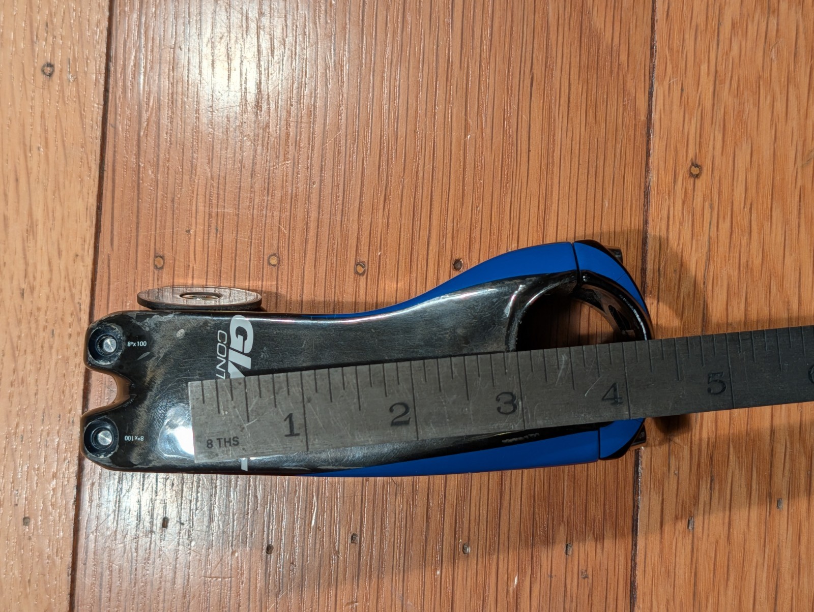 Giant Contact SLR Carbon Stem + top cap, 8° x 100 mm x 31.8, road or mtb bike