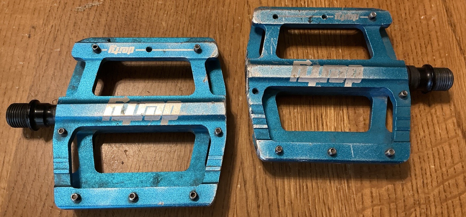 Deity Components ALLOY Flat Platform Pedals Decoy MTB Mountain Bike Blue 9/16″