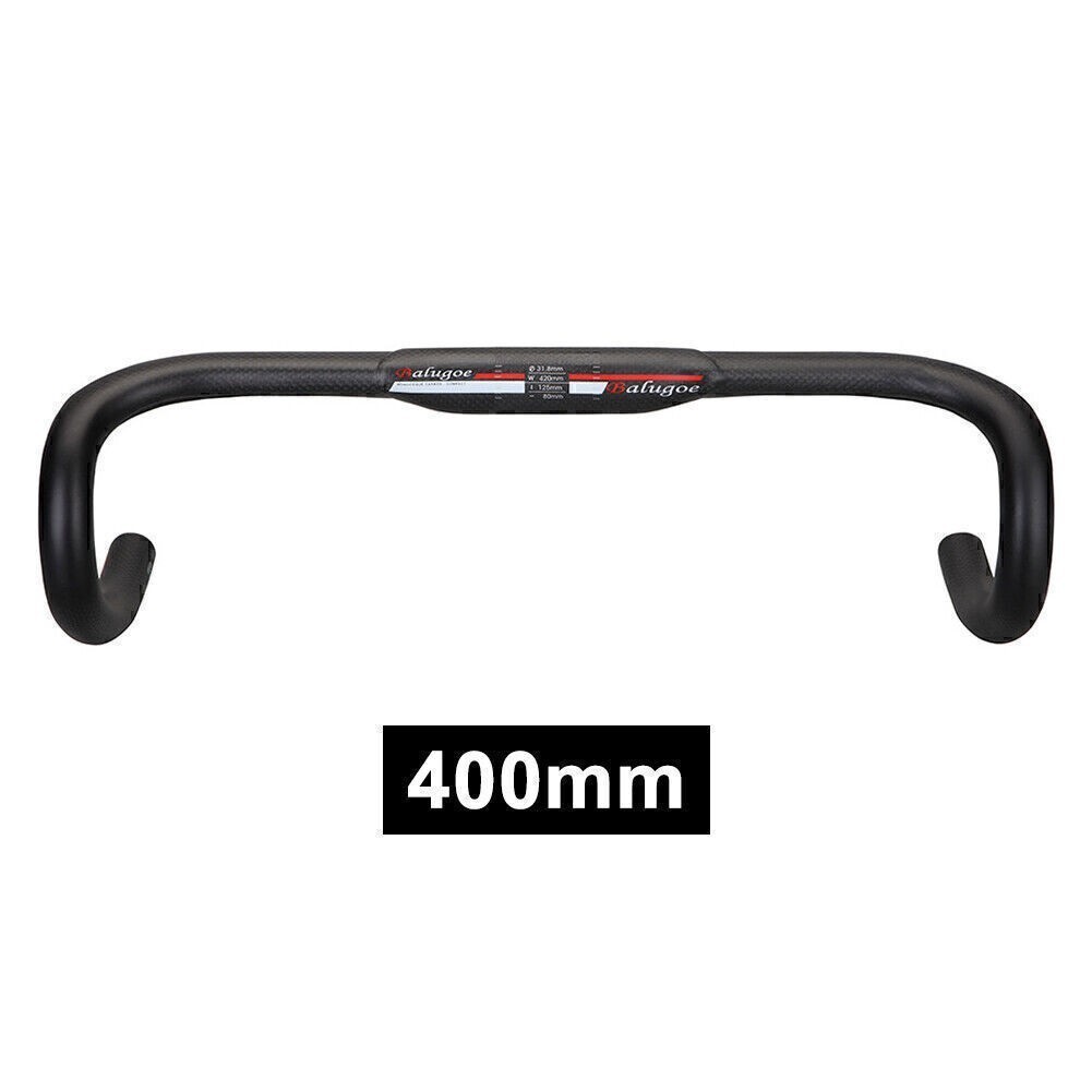 Carbon Fibre Road Bike Bicycle Drop Handlebar Drop Bars 31.8mm*400mm/420mm/440mm