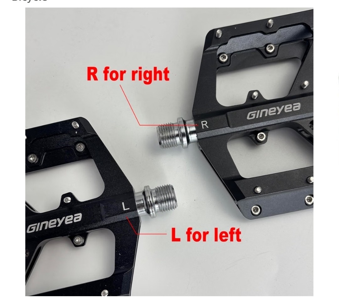 Mountain Bike Pedals, Aluminum Alloy, 9/16″ Sealed Bearing for MTB BMX Road