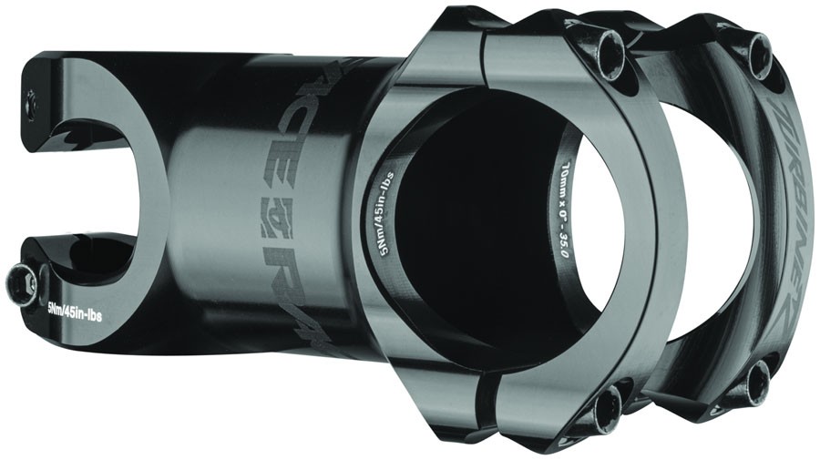 RaceFace Turbine R 35 Stem – 70mm, 35mm, 0 Degree, Aluminum, Black