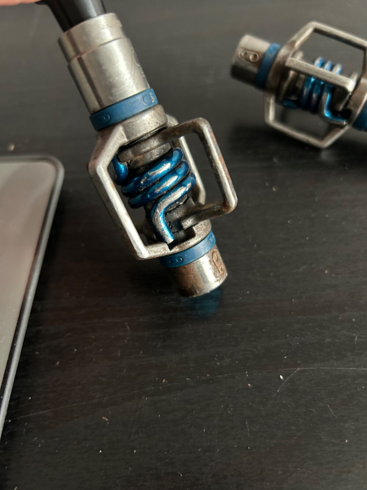 CrankBrothers Eggbeater 3 Clipless Gravel MTB CX Pedals Silver/Blue