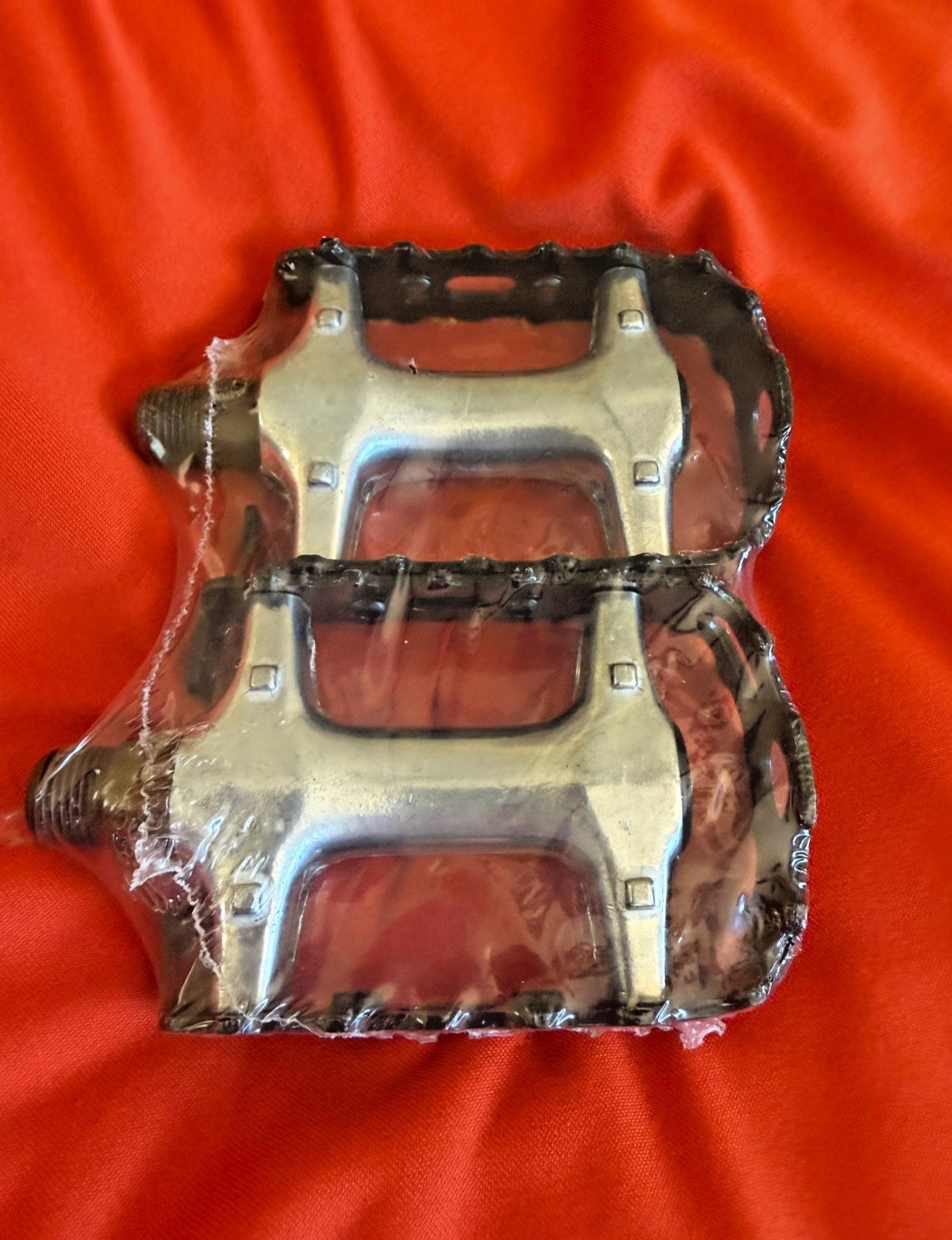 Alloy Cage Road, MTB, Gravel Platform Bicycle Pedals 9/16 Black Removable Cages